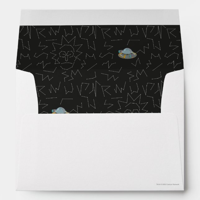 RICK AND MORTY™ | Rick Constellation Pattern Envelope (Back (Bottom))