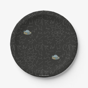 RICK AND MORTY™   Rick Constellation Pattern Paper Plate