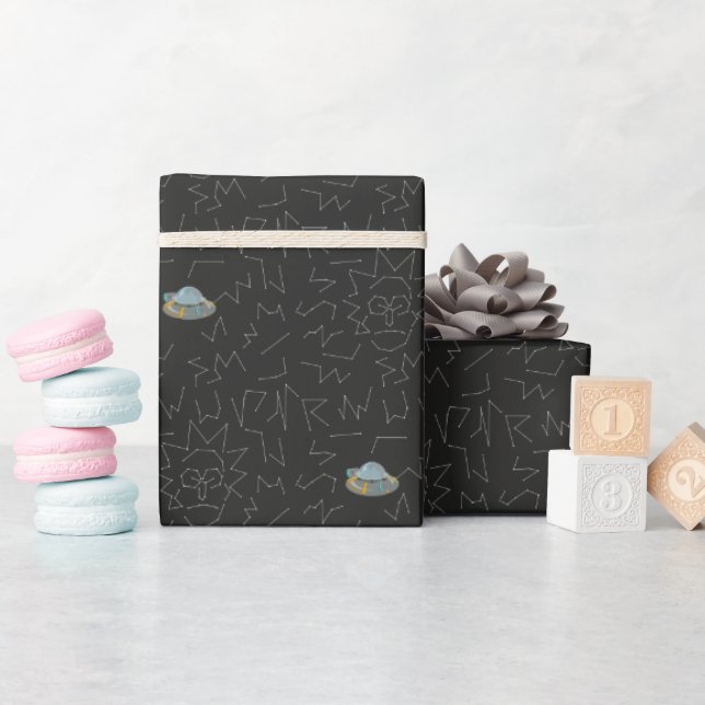RICK AND MORTY™ | Rick Constellation Pattern Wrapping Paper (Baby Shower)