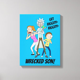 RICK AND MORTY™ Rick, Morty, and Summer Canvas Print
