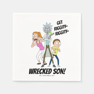 RICK AND MORTY™   Rick, Morty, and Summer Napkin