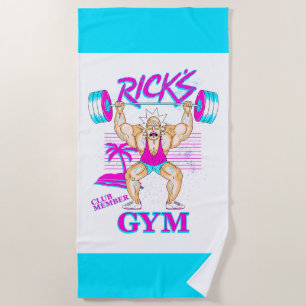 RICK AND MORTY™ Rick's Gym Club Member Beach Towel