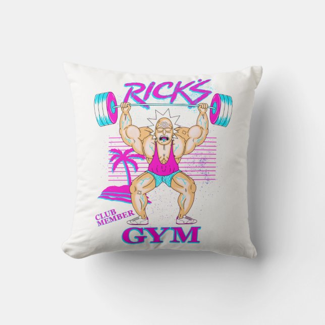 RICK AND MORTY™ | Rick's Gym Club Member Cushion (Front)