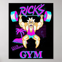 Rick And Morty Ricks Gym Club Member