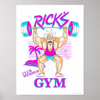 RICK AND MORTY™ | Rick's Gym Club Member Poster