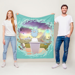 RICK AND MORTY™   Rick's Private Place Fleece Blanket