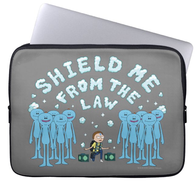 RICK AND MORTY™ | Shield Me From The Law Laptop Sleeve (Front)