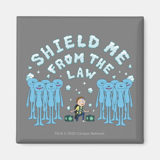 RICK AND MORTY™ | Shield Me From The Law Magnet (Front)