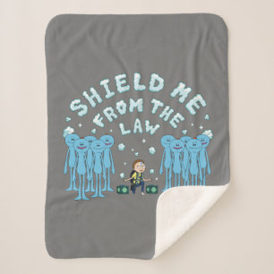 RICK AND MORTY™   Shield Me From The Law Sherpa Blanket