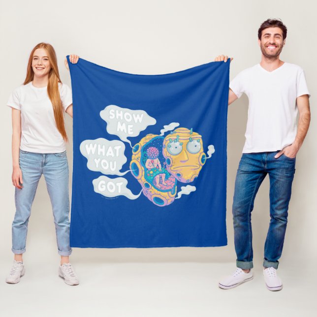 RICK AND MORTY™ | SHOW ME WHAT YOU GOT FLEECE BLANKET (In Situ)