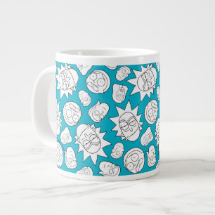 RICK AND MORTY™   Smith Family Head Pattern Large Coffee Mug