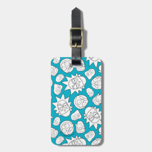 RICK AND MORTY™ Smith Family Head Pattern Luggage Tag