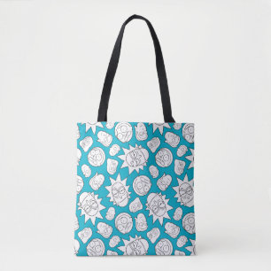 RICK AND MORTY™   Smith Family Head Pattern Tote Bag