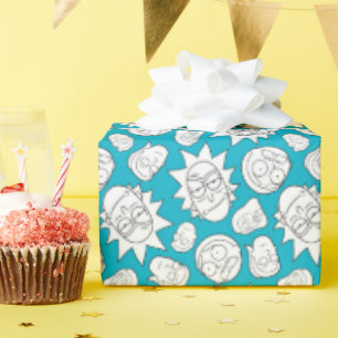 RICK AND MORTY™   Smith Family Head Pattern Wrapping Paper