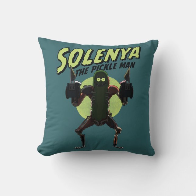 RICK AND MORTY™ | Solenya - The Pickle Man Cushion (Front)