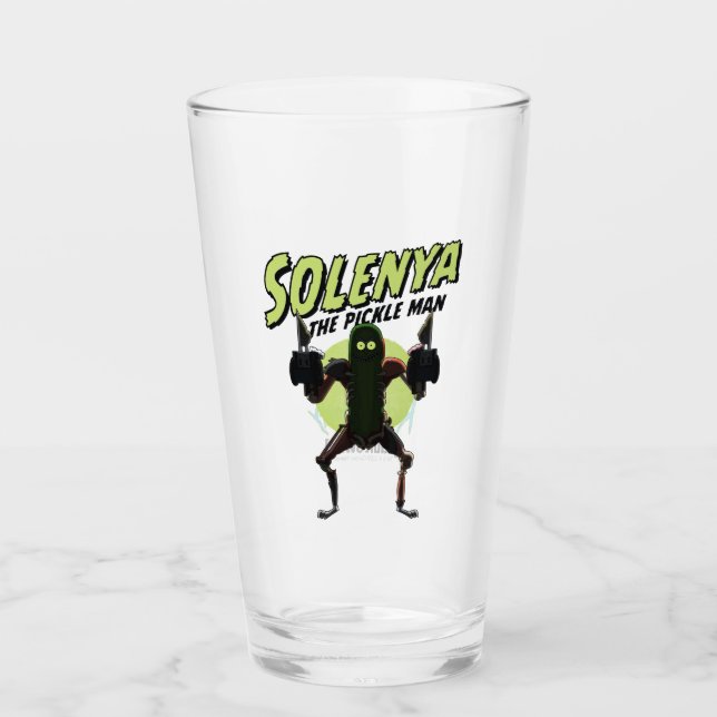 RICK AND MORTY™ | Solenya - The Pickle Man Glass (Front)