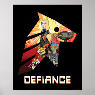RICK AND MORTY™ Space Beth Defiance Crew Poster