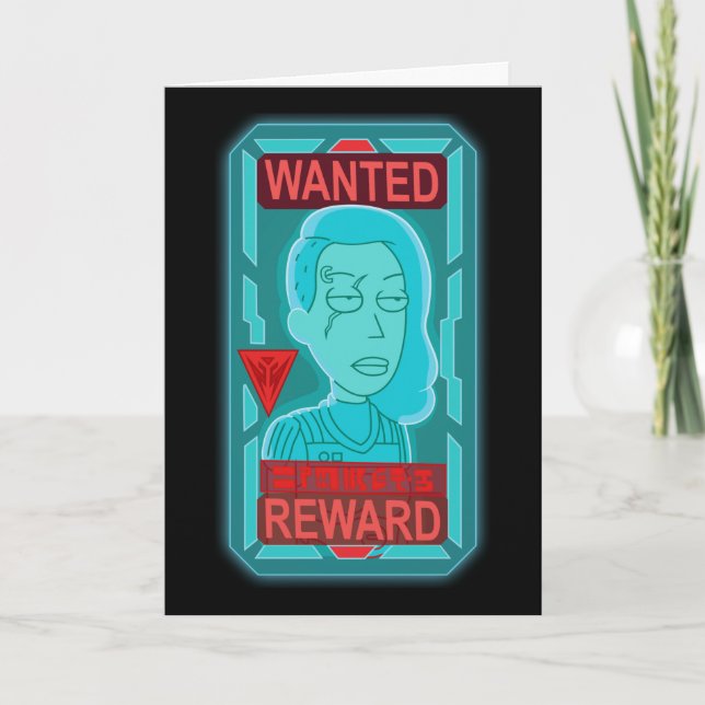 RICK AND MORTY™ | Space Beth Wanted Poster Card (Front)