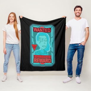 RICK AND MORTY™   Space Beth Wanted Poster Fleece Blanket