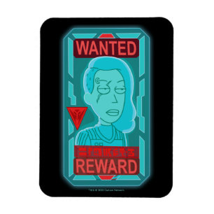 RICK AND MORTY™   Space Beth Wanted Poster Magnet