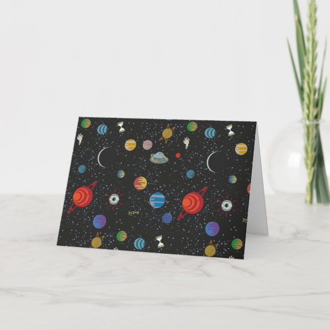 RICK AND MORTY™ | Space Pattern Card (Front)