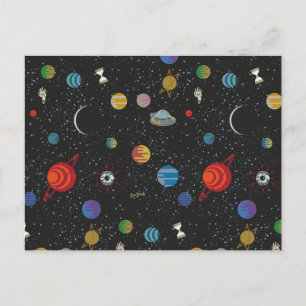 RICK AND MORTY™   Space Pattern Invitation Postcard