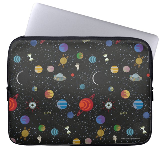 RICK AND MORTY™ | Space Pattern Laptop Sleeve (Front)