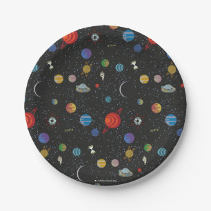 RICK AND MORTY™   Space Pattern Paper Plate