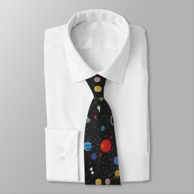 RICK AND MORTY™ | Space Pattern Tie (Tied)