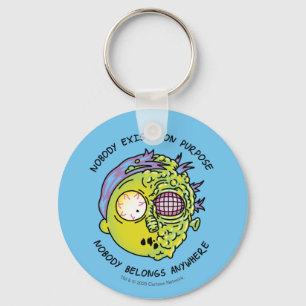 RICK AND MORTY™   Stylised Morty Fly Quote Key Ring