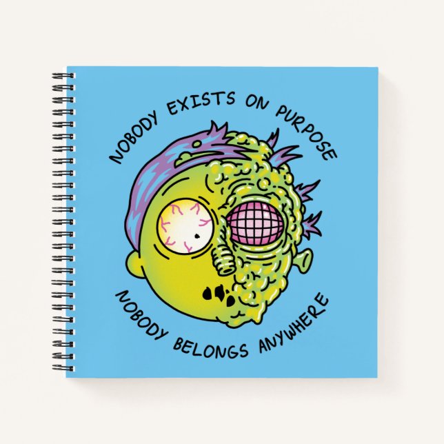 RICK AND MORTY™ | Stylised Morty Fly Quote Notebook (Front)
