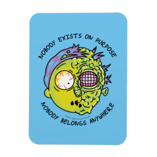 RICK AND MORTY™   Stylized Morty Fly Quote Magnet