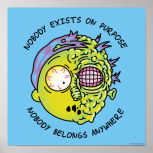 RICK AND MORTY™   Stylized Morty Fly Quote Poster