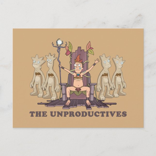 RICK AND MORTY™ | The Unproductives Invitation Postcard (Front)