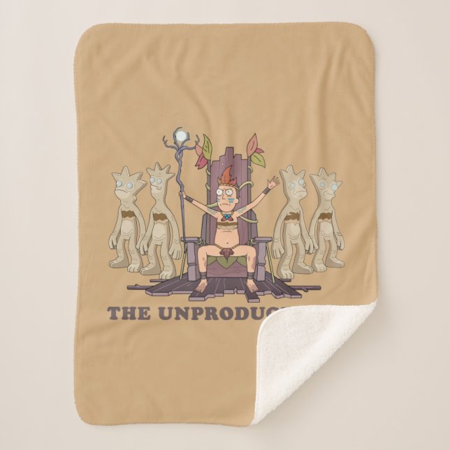 RICK AND MORTY™ | The Unproductives Sherpa Blanket (Front)