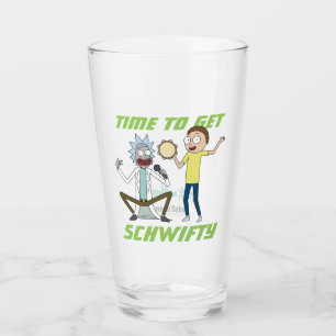 RICK AND MORTY™ Time To Get Schwifty Glass
