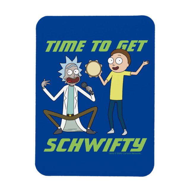 RICK AND MORTY™ | Time To Get Schwifty Magnet (Vertical)