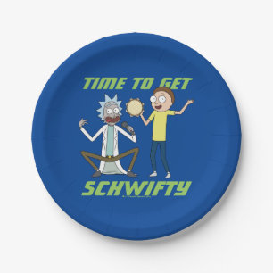 RICK AND MORTY™   Time To Get Schwifty Paper Plate