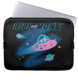 RICK AND MORTY™   Traveling Through Space Laptop Sleeve