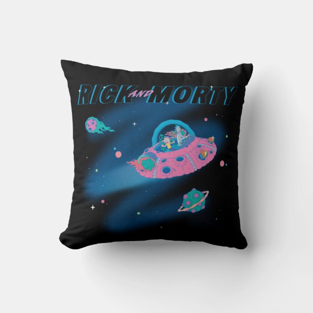 RICK AND MORTY™ | Travelling Through Space Cushion (Front)