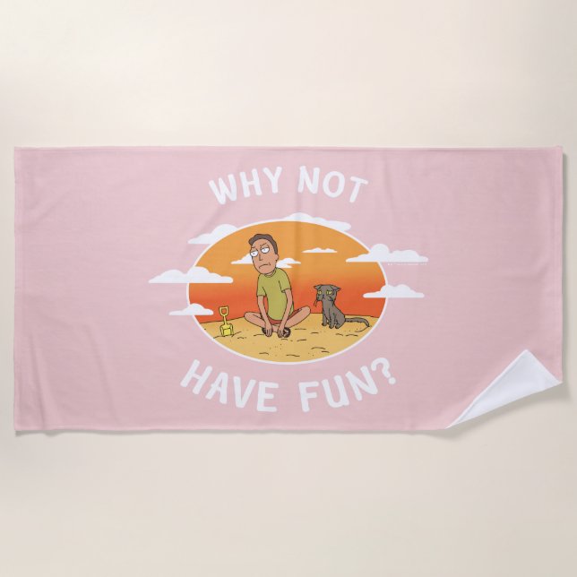 RICK AND MORTY™ | Why Not Have Fun Beach Towel (Front)