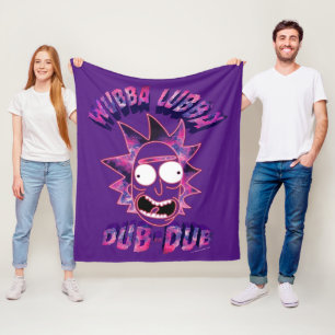RICK AND MORTY™ Wubba Lubba Dub-Dub Fleece Blanket