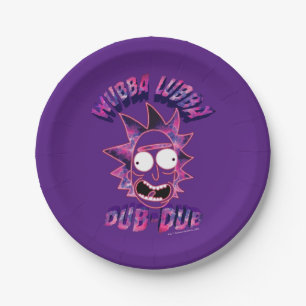 RICK AND MORTY™   Wubba Lubba Dub-Dub Paper Plate