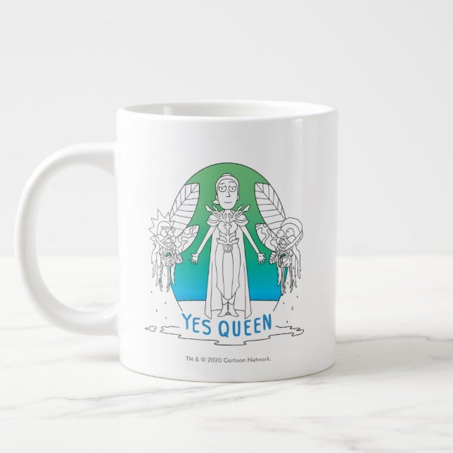 RICK AND MORTY™ | Yes Queen Large Coffee Mug (Left)