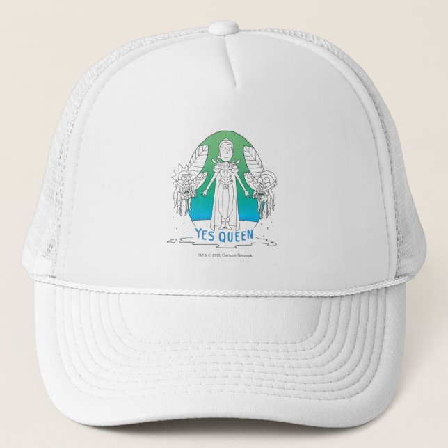 RICK AND MORTY™ | Yes Queen Trucker Hat (Front)