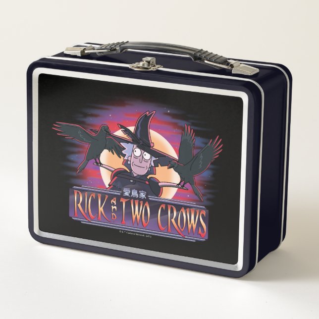 Rick and Two Crows Metal Lunch Box (Front)