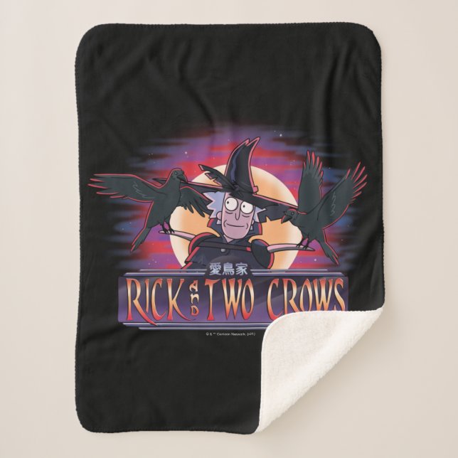 Rick and Two Crows Sherpa Blanket (Front)
