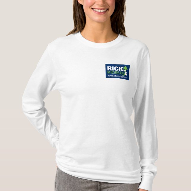 Rick for Michigan T-Shirt (Front)