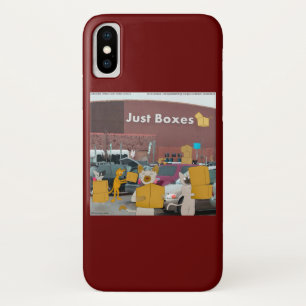 Rick London Big Box Stores For Cats Comic iPhone X Case