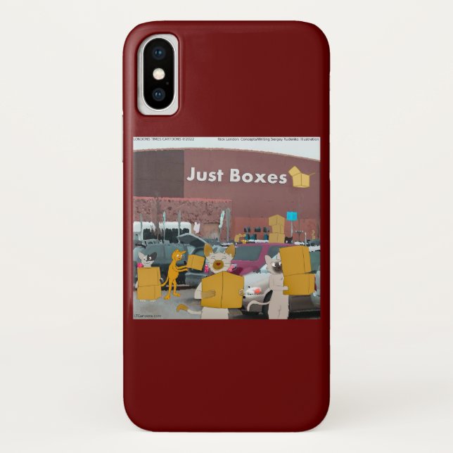 Rick London Big Box Stores For Cats Comic  Case-Mate iPhone Case (Back)